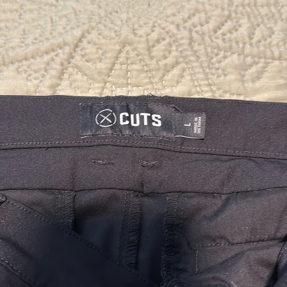 Cuts Clothing black joggers
